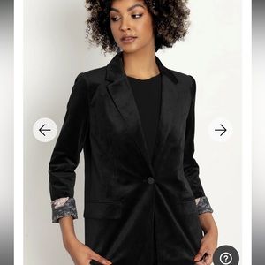 Blackmilk velvet blazer